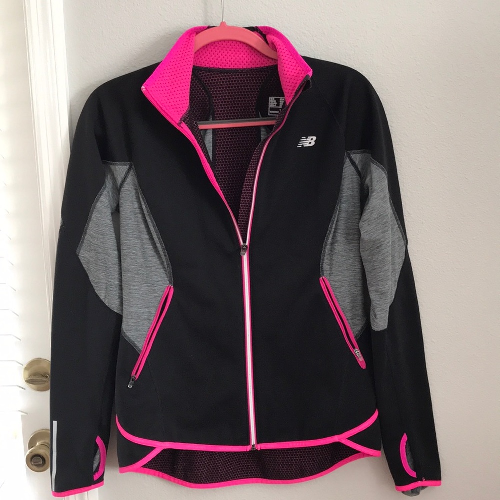NEW BALANCE reflective exercise/running jacket